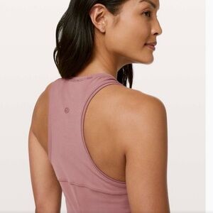 LULULEMON "Get Going" Racerback, Sleeveless Maxi Dress in Red Rust, Size 2